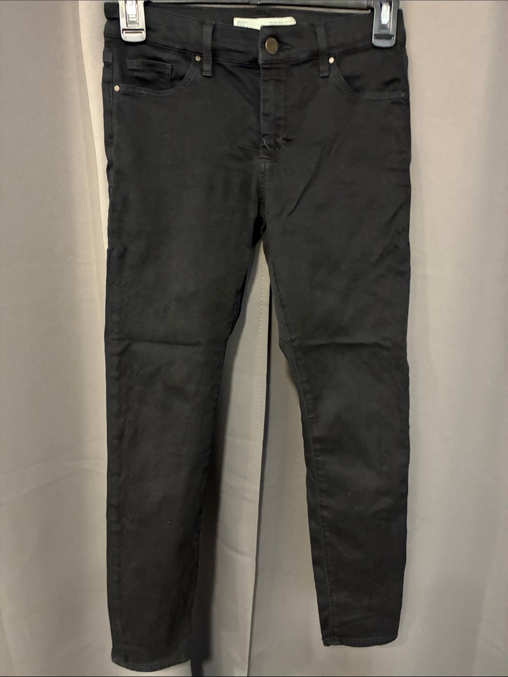 Topshop Black Women's Skinny Petite Low Rise Jeans